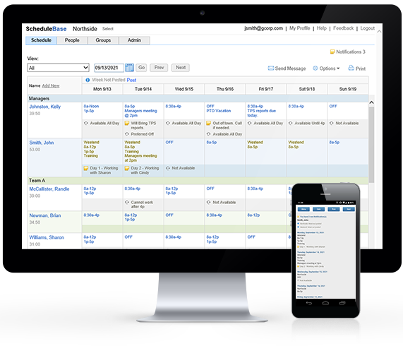 Employee Scheduling Software - Online Schedule Maker & Work Schedule